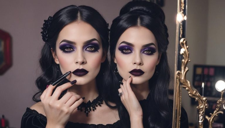 Comment choisir les bonnes couleurs pour un maquillage gothique